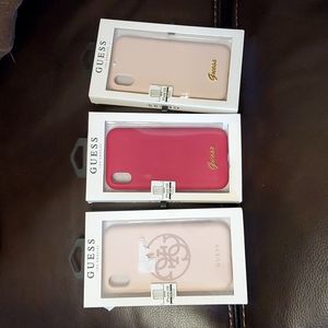 ALL 3  FOR $11 !GUESS IPHONE X NEW IN PACKAGE